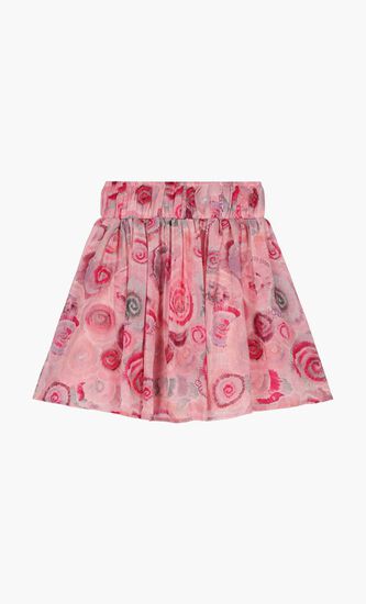 Logo Spiral Skirt