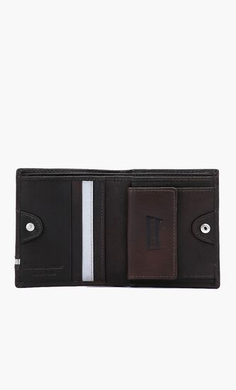 Engraved Logo Bi-Fold Wallet