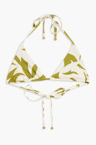 MARIANA BIKINI TOP-TRIANGLE HALTERNECK BIKINI TOP WITH SELF TIE STRINGS