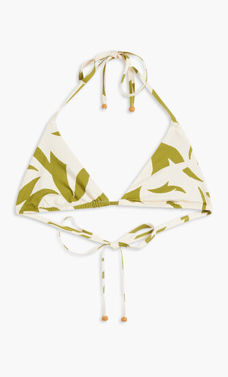 MARIANA BIKINI TOP-TRIANGLE HALTERNECK BIKINI TOP WITH SELF TIE STRINGS