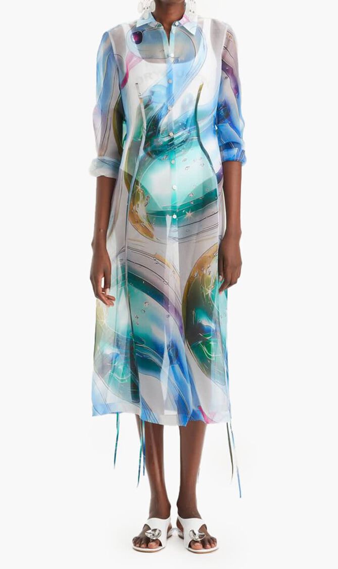 Silk Organza Dress