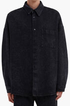 Marble Denim Oversized Shirt