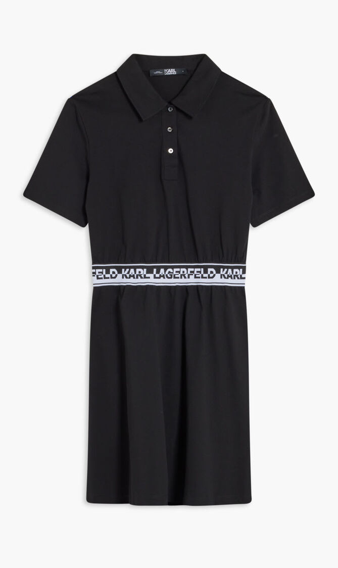 LOGO TAPE SHIRT DRESS