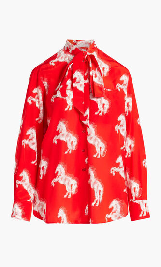PIXEL HORSES OVERSIZED DRESS