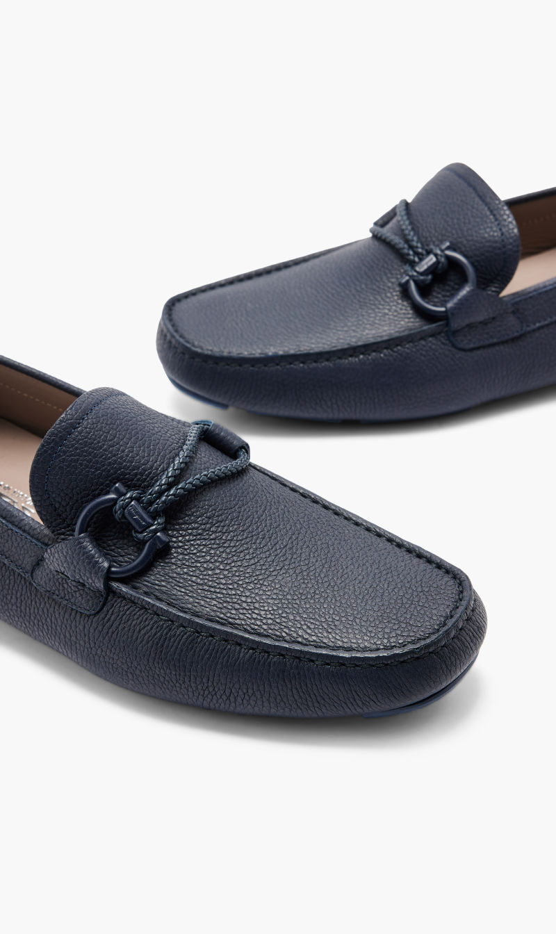 Ferragamo gancini driver moccasin hot sale