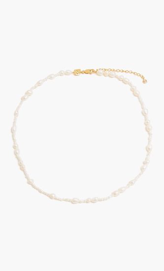 Serenity Pearl Beaded Necklace