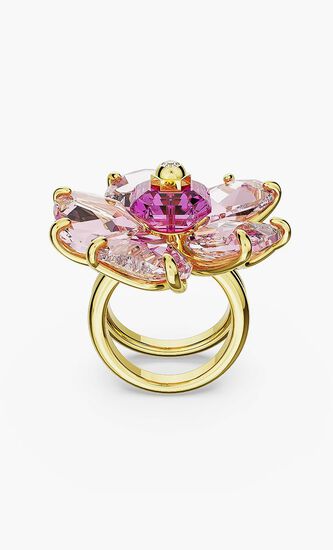 SJC FLORERE RING DOUBLE SHANK PINK/GOS 52 MM