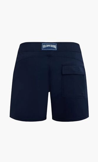 Merise Solid Flat Belt Boardshorts
