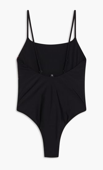 Elongated Logo Swimsuit