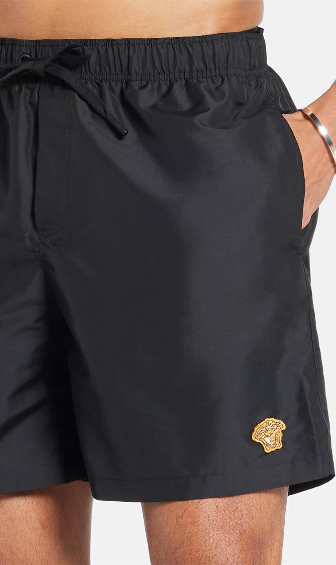 SWIM SHORTS NYLON GOLFO RECYCLED+MEDUSA PATCH