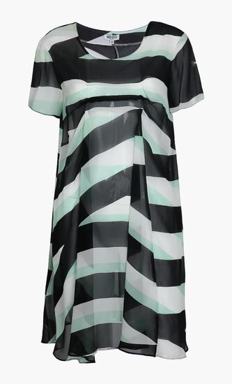 Waves Pattern Dress