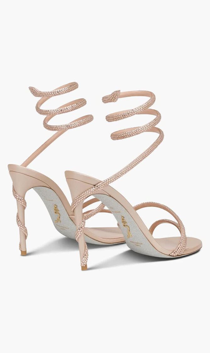 CANDICE - NUDE SATINSILK STRASS