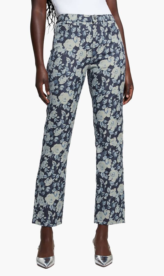 Floral Girly Jacquard Pant