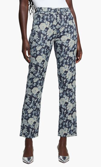 Floral Girly Jacquard Pant