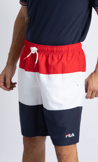 Bow Contrasting Panel Swim Shorts