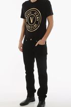 DENIM/JEANS PANTS RINSED STRETCH ECO DENIM BLACK/WHITE