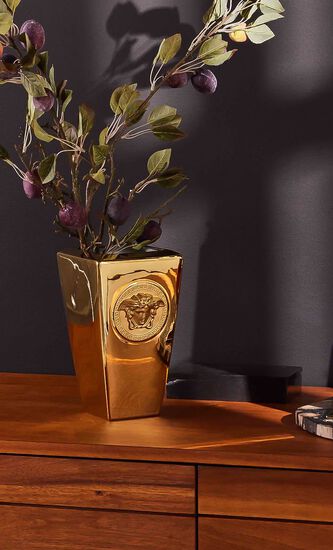 Medusa Candle Holder Gold