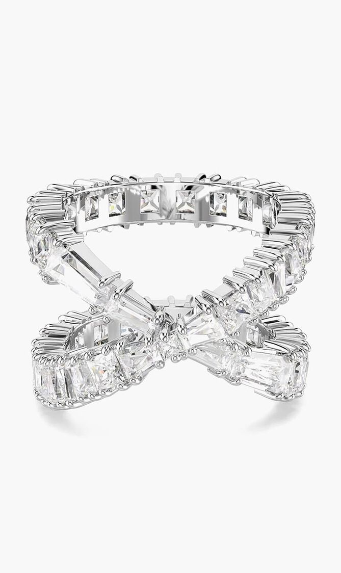 Hyperbola Crystal Infinity Ring