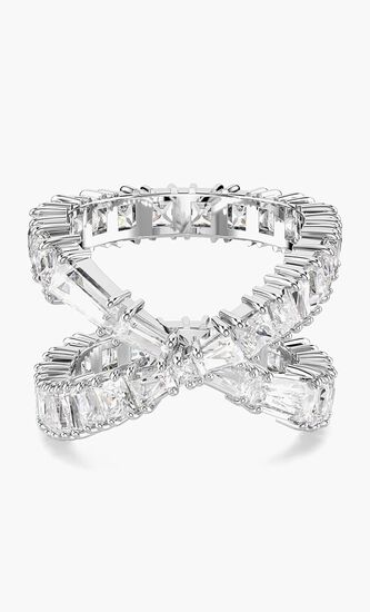 Hyperbola Crystal Infinity Ring