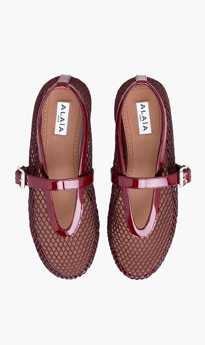 Fishnet Ballet Flats