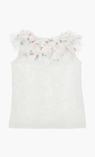 T SHIRT CON ROUCHES JERSE