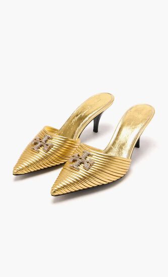 Eleanor Pave Bombe Mule Heels