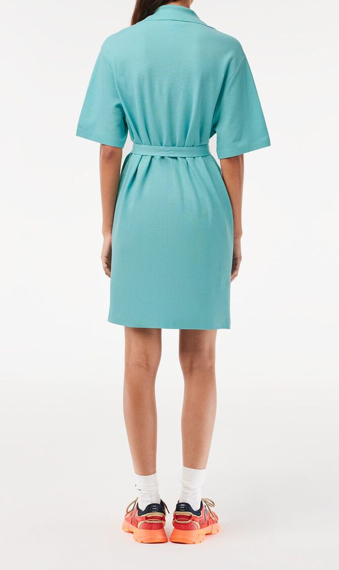 Blend Belted Button Dress