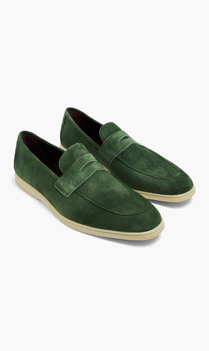 Suede Loafers