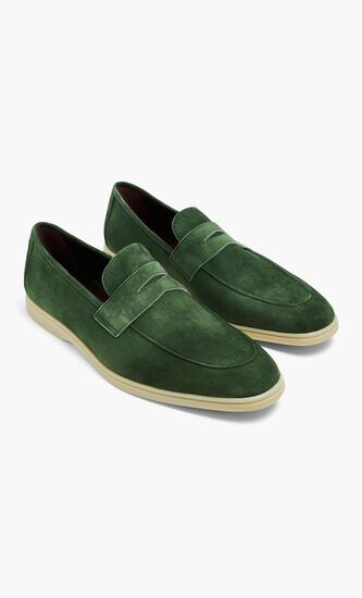 Suede Loafers