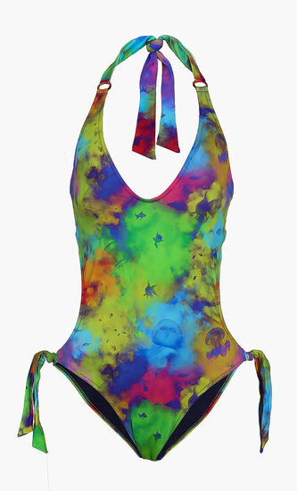 Batik Printed Swimsuit