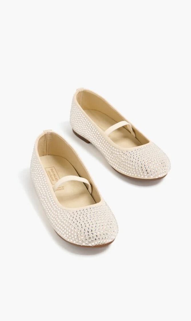 Crystal Ballet Flats