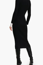 Long Sleeve Polo Knit Dress