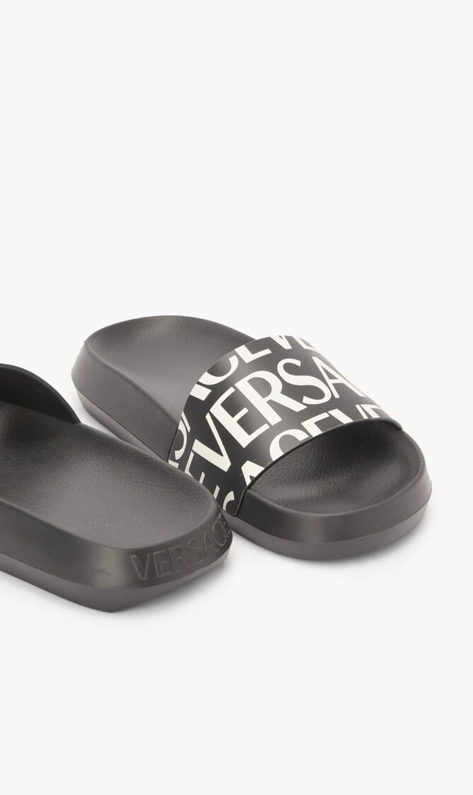 POOL SLIDES AO PRINT VERSACE WORDING