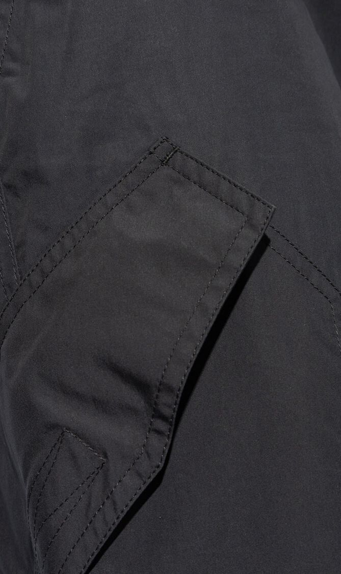 INFORMAL PANT LIGHT COTTON GABARDINE FABRIC + VERSACE STAMP EMBROIDERY
