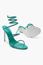 Jeweled Cleo Emerald Heels