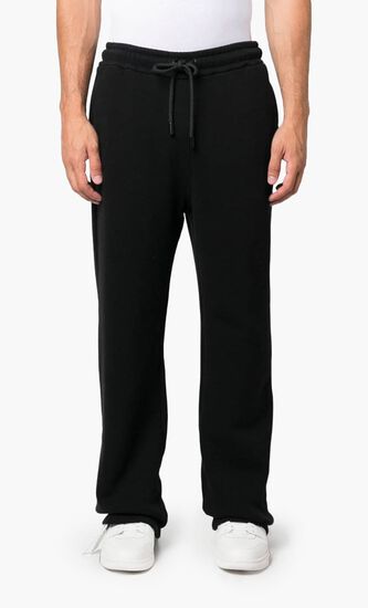 MOON CAM ARROW SWEATPANTS BLACK GREEN