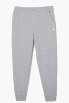 Slim Fit Heathered Cotton Blend Tracksuit Trousers