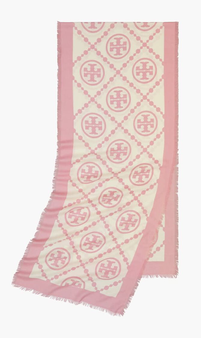 T MONOGRAM BORDERED OBLONG