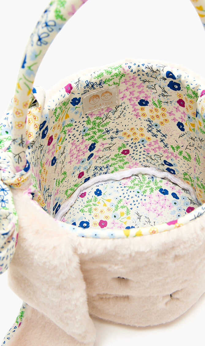 Fluffy Easter Basket Bag