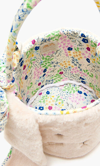 Fluffy Easter Basket Bag