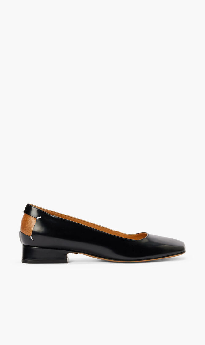 STITCH BALLET SHOE BLACK