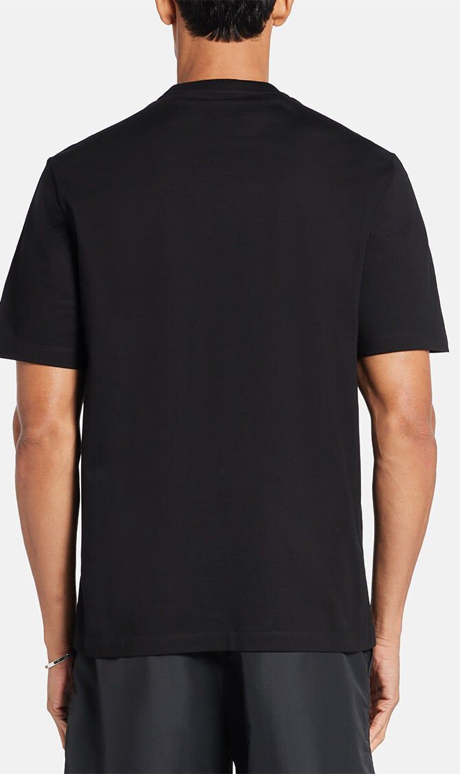 T-SHIRT COMPACT COTTON JERSEY FABRIC + MEDUSA ON CHAIN PRINT