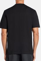 T-SHIRT COMPACT COTTON JERSEY FABRIC + MEDUSA ON CHAIN PRINT