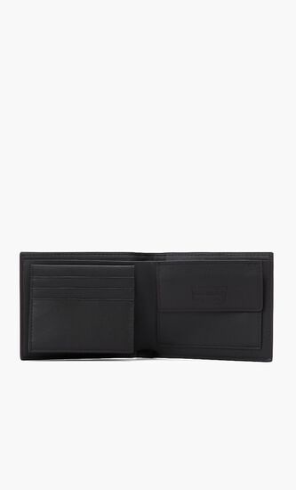 Embossed Logo Bi-Fold Wallet