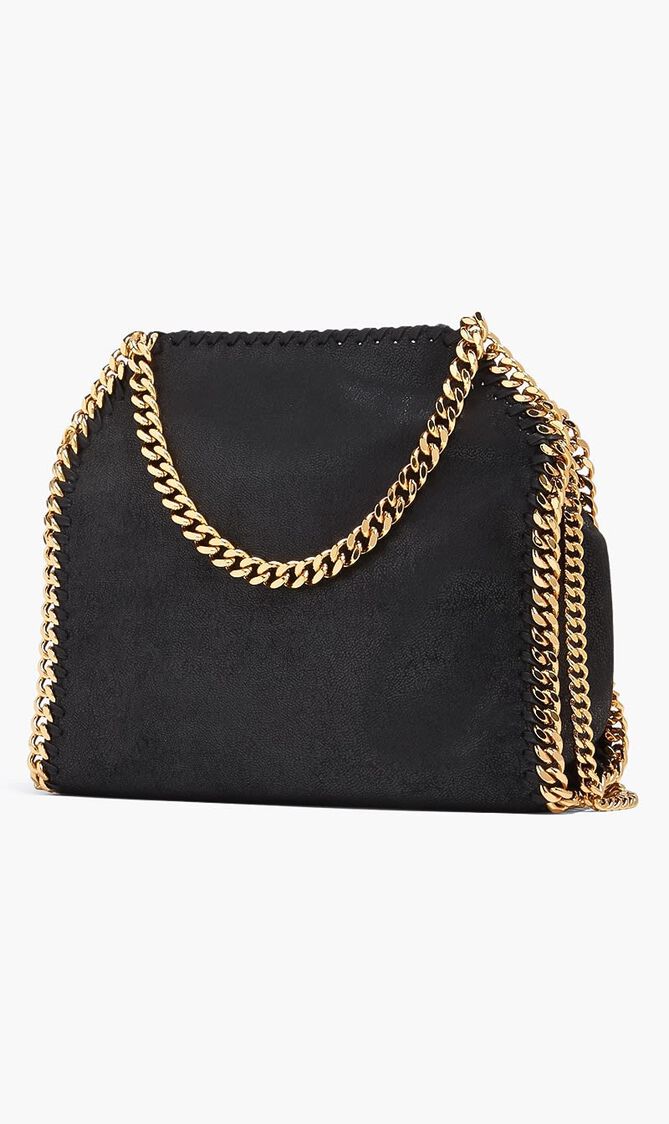 Mini Tote Eco Shaggy Deer W/Gold Color Chain