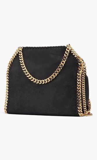 Mini Tote Eco Shaggy Deer W/Gold Color Chain