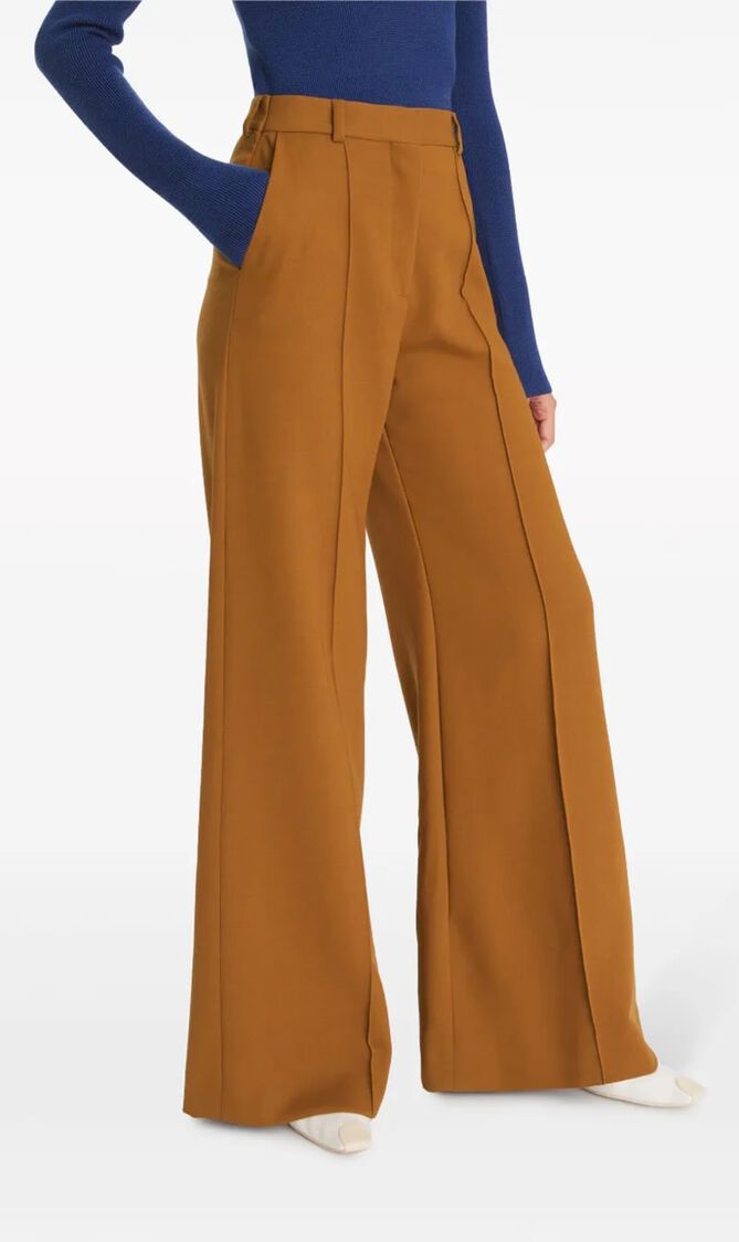 Wide Leg Wool Pant