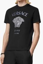 T-SHIRT COMPACT COTTON JERSEY FABRIC + MAXI MEDUSA BRANDING EMBROIDERY