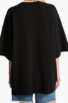 Cotton Short-Sleeve Sweater