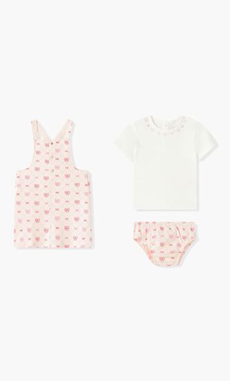 Logo Print Dress Set